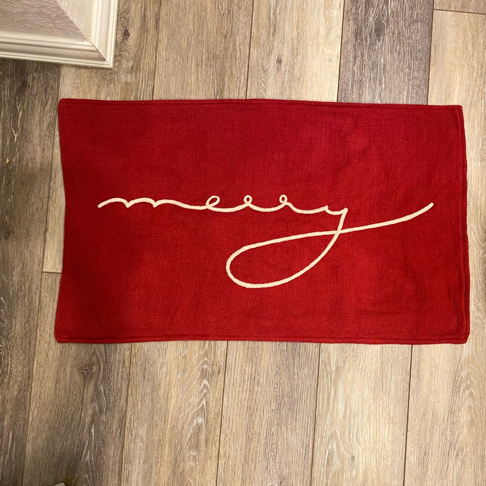 Pottery Barn Merry Lumbar Pillow Cover